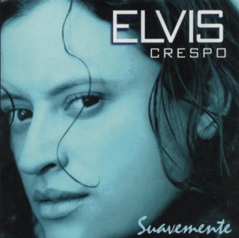 Carátula de disco con la imagen de Elvis Crespo y usada para ilustrar la letra de su canción "Suavemente" en el blog Música en español - géneros, vídeos y letras.