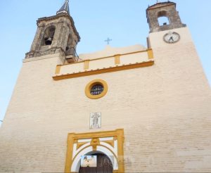 Iglesia de La Puebla del Río, pueblo de Sevilla en el que nació la cantante Macarena del Río.