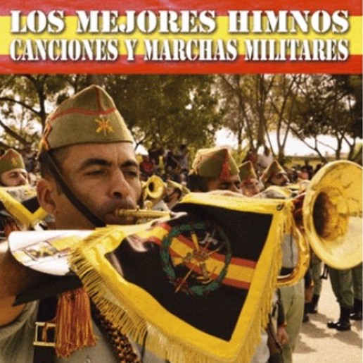 Legionario en una imagen usada para ilustrar la letra del himno de la legión, la canción "El novio de la muerte", en el blog Música en español - géneros, vídeos y letras.