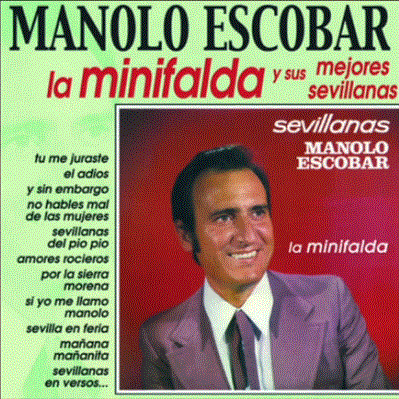 Imagen de Manolo Escobar usada para ilustrar la letra de su canción Castillitos en el aire.