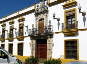 Palacio de Vistahermosa del pueblo sevillano de Utrera, lugar de nacimiento del cantante Niño de Utrera.