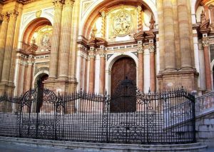 Portada de la catedral de la Encarnación de Málaga, la ciudad natal de Marisol.