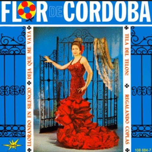 Imagen de la cantante Flor de Córdoba usada para ilustrar la letra de una canción suya.