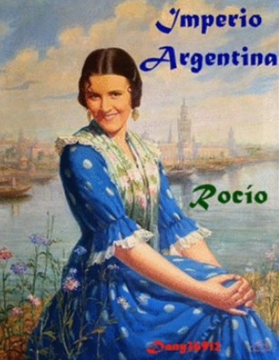 Imperio Argentina en una imagen usada para ilustrar la letra de la canción "Los Piconeros" por ella interpretada en el blog Música en español - géneros, vídeos y letras.