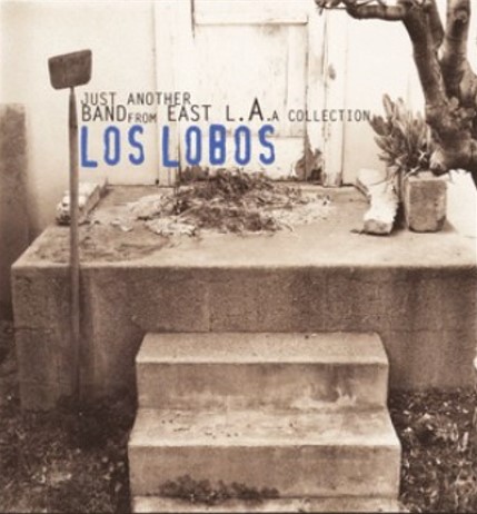 Carátula del grupo estadounidense Los Lobos usada para ilustrar la letra de la canción "La bamba" interpretada por ellos en el blog Música en español - géneros, vídeos y letras.