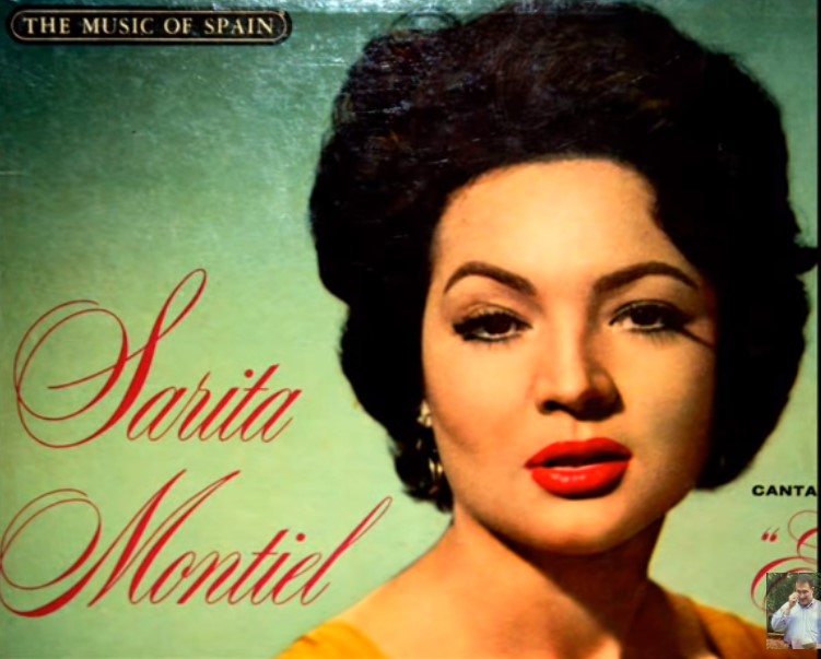 La actriz y cantante española Sara Montiel interpreta la canción Bésame mucho.
