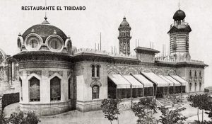 Antiguo restaurante barcelonés El Tibidabo en una imagen usada para ilustrar la letra de la canción Júrame del cantante barcelonés José Guardiola.