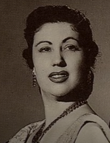 La cantante Carmen Morell en una imagen usada para ilustrar la letra de su canción La Pilarica en el blog Música del Español.