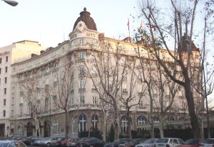 Hotel Ritz de Madrid en una imagen usada para ilustrar la letra de la canción de Lilián de Celis Las tardes del Ritz.