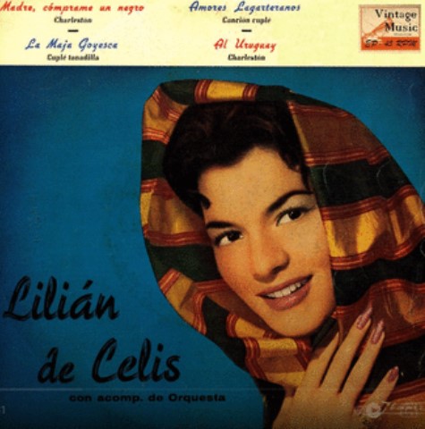 Imagen de Lilián de Celis usada para ilustrar la letra de su canción Amor de muñecos en el blog Música en español .