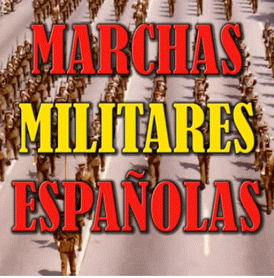 Carátula en Youtube de Marchas militares españolas.