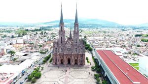 Santuario Diocesano de Nuestra Señora de Guadalupe en la ciudad de Zamora, estado de Michoacán.