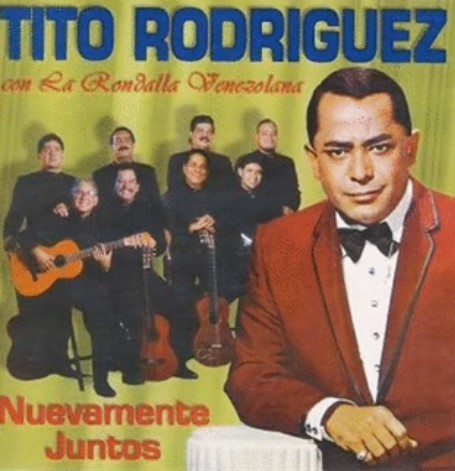 Carátula de Tito Rodríguez y su Orquesta usada para ilustrar su canción El cha cha cha de los cariñosos en el blog Música en español.