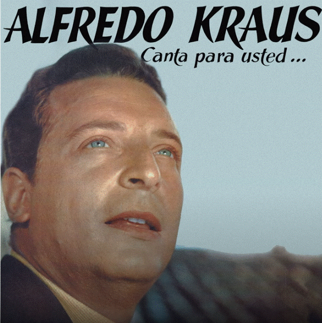 Imagen del tenor Alfredo Kraus usada para ilustrar la letra de la canción Canta mendigo errante en el blog Música en epañol.