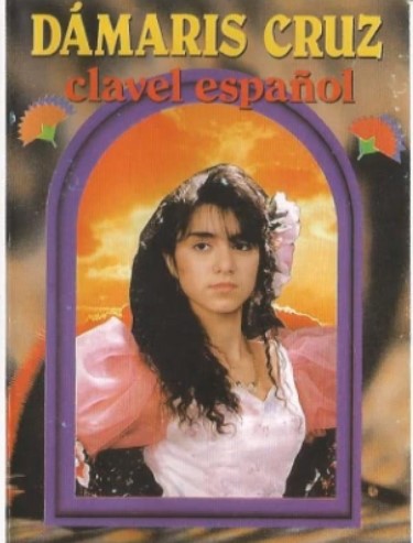 Imagen de la cantante española Damaris cruz usada para ilustrar la letra de varias canciones por ella interpretadas.