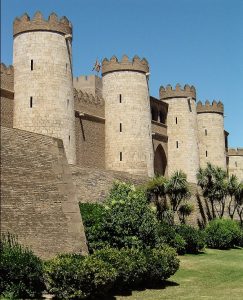 Palacio de Alfajería en Zaragoza.