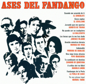 Carátula de disco de flamenco.
