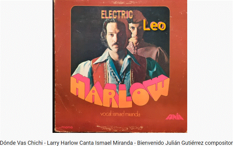 Imagen del músico Larry Harlow y del cantante Ismael Miranda usada para ilustrar la letra de su canción Gracia divina.