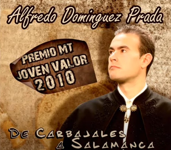 Imagen del músico folclorista español Alfredo Domínguez Prada usada para ilustrar música suya en el blog Música en español.