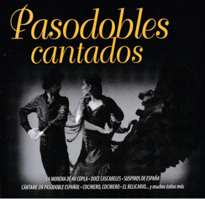 Carátula de coplas y pasodobles con la canción Doce cascabeles.