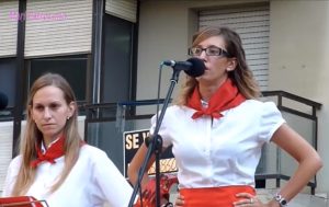 La cantante de Jota Navarra Carolina Milagro.