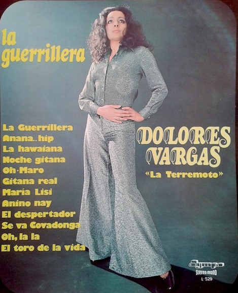 La cantante Dolores Vargas, apodada La Terremoto.