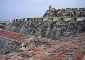 Fuerte de San Felipe de Barajas en Cartagena de Indias.