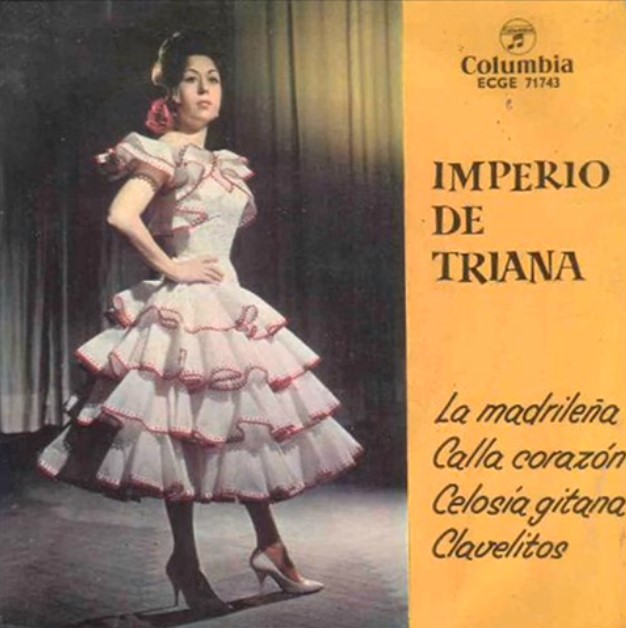 Imagen de la cantante Imperio de Triana usada para ilustrar la letra de su canción Corazón de Arena.