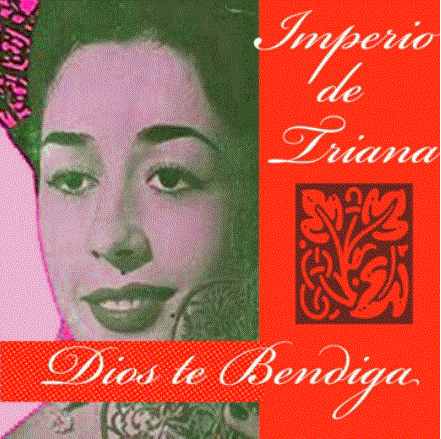 Imagen de la cantante Imperio de Triana usada para ilustrar la letra de la canción Barquito sobre la mar.