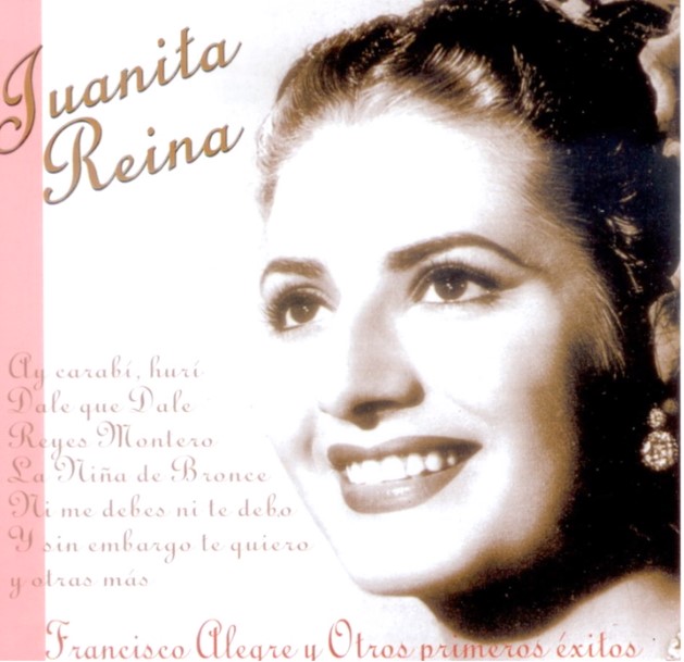 Imagen de la cantante española Juanita Reina usada para ilustrar la letra de su canción Noche de tormenta en el blog Música en español.