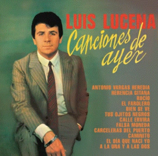 El cantante Luis Lucena en una imagen usada para ilustrar la letra de la canción Baila milonguera.