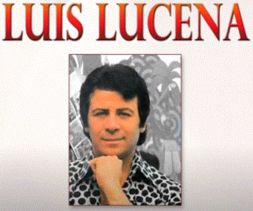 Imagen del cantante Luis Lucena usada para ilustrar la letra de su canción Ay cuánto amor.