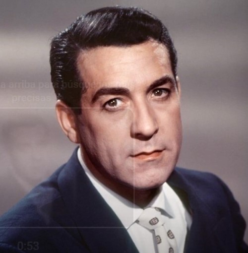 Imagen del cantante vasco Luis Mariano usada para ilustrar la letra de la canción La novia de España.