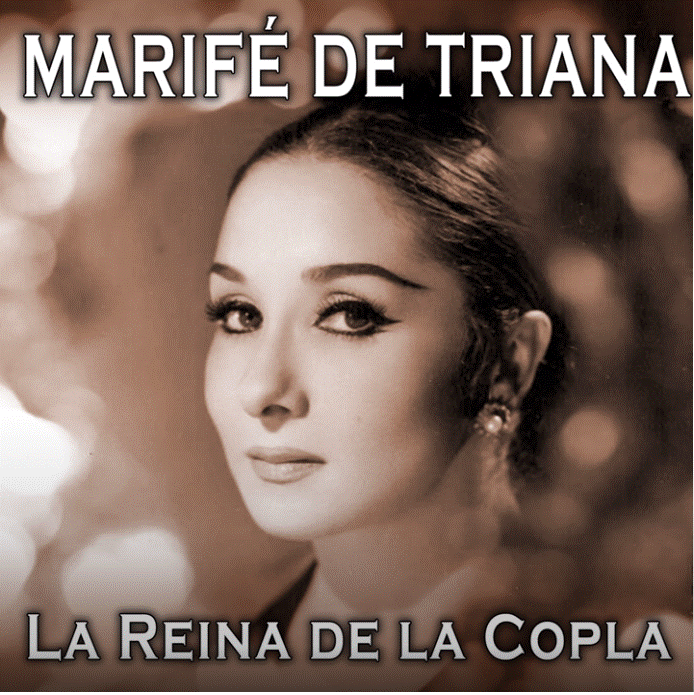 La cantante sevilla Marifé de Triana en una imagen usada para ilustrar la letra de su canción Caramelitos de menta en el blog Música en español.