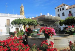Plaza de las Flores en Estepona.