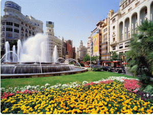 Plaza del Ayuntamiento de Valencia.