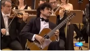 El guitarrista Pablo Sáinz-Villegas en el concierto de aranjuez