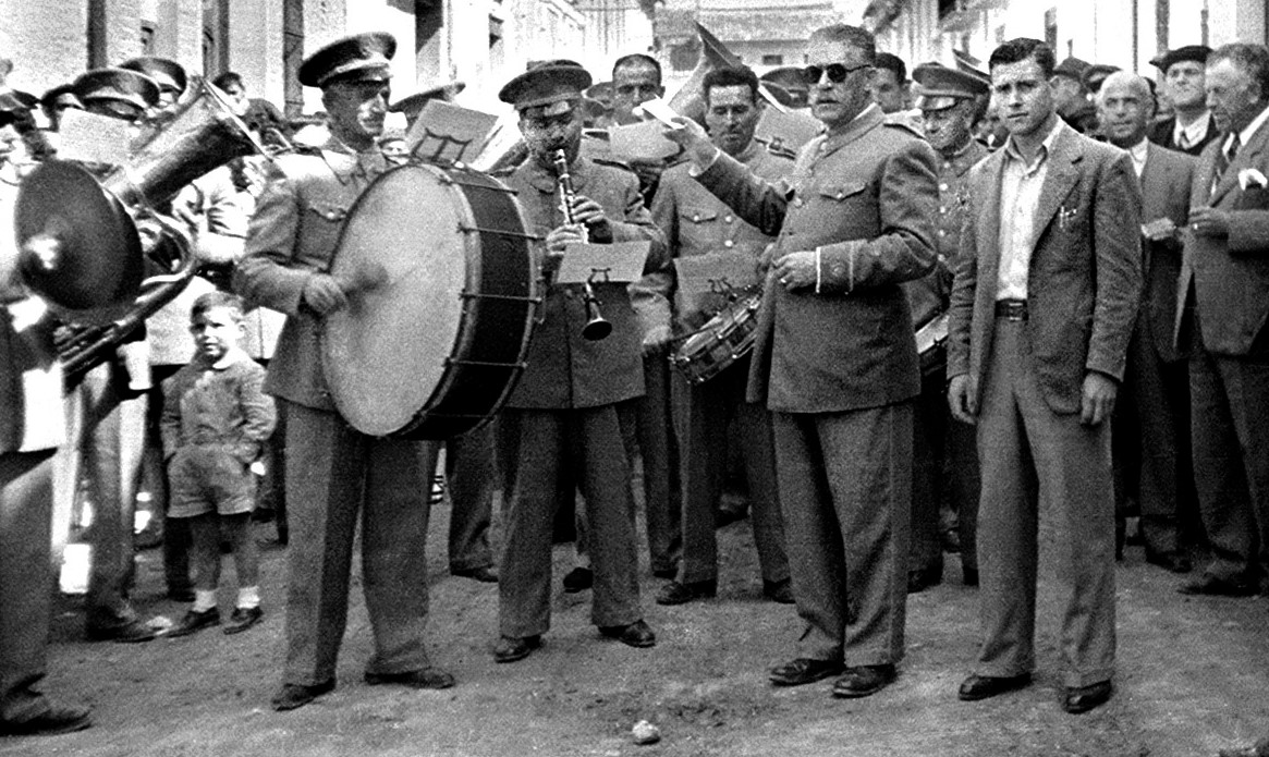 El compositos del pasodoble Pepita Greus, Pascual Pérez Choví, en 1947.