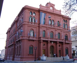 Palacio de Los Leones en la ciudad argentina de Rosario.