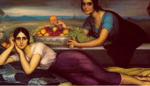 Pintura del cordobés Julio Romero de Torres.