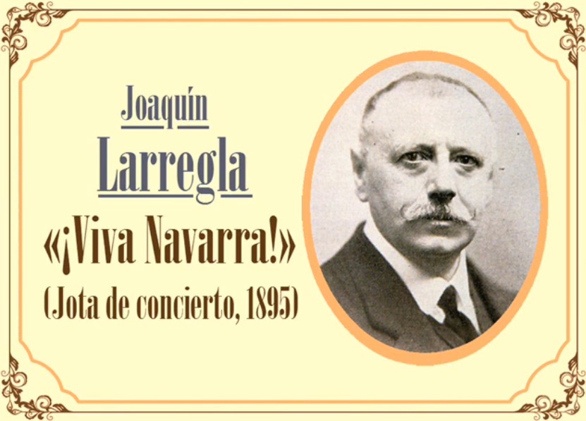 Joaquín Larregla, el compositor de la obra musical Viva Navarra.