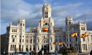 Palacio de Cibeles de Madrid, la ciudad natal de la soprano Dolores Pérez.