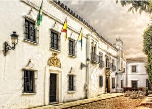 Palacio del Conde Duque de Olivares en Sevilla en una imagen usada para ilustrar una canción de Mercedes Chacón.