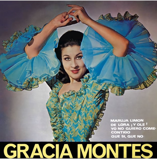 Imagen de la cantante española Gracia Montes usada para ilustrar la letra de la canción Maruja limón.