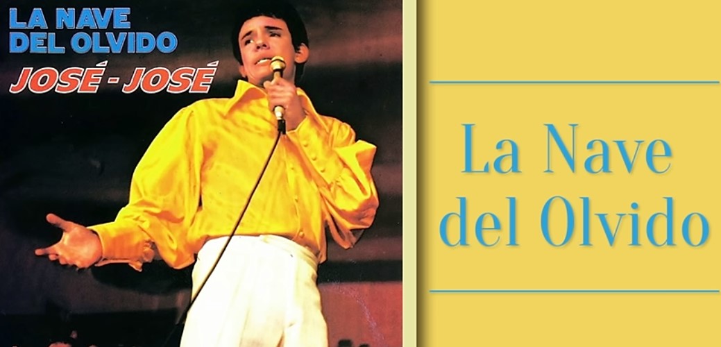 Imagen del cantante José José usada para ilustrar la letra de su canción La nave del olvido.