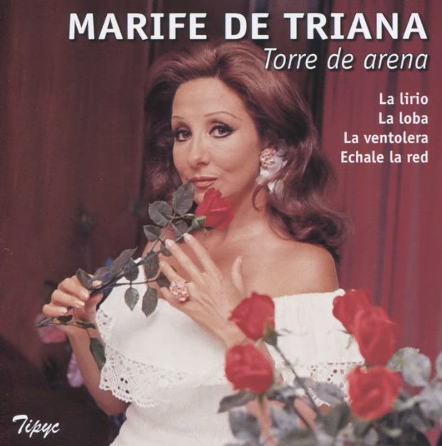 Imagen de Marifé de Triana usada para ilustrar la letra de la canción Torre de Arena.