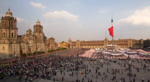 Plaza de la Constitución de Ciudad de Méjico.