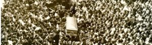 Cortejo fúnebre del compositor mejicano Agustín Lara, el autor de la canción titulada Escarcha.