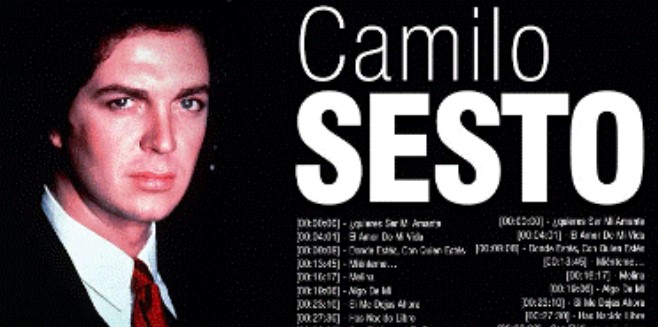 Camilo Sesto en una imagen usada para ilustrar la letra de sus canciones Todo por nada y Algo de mí.