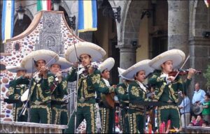 Un grupo de mariachis del estado de Jalisco.